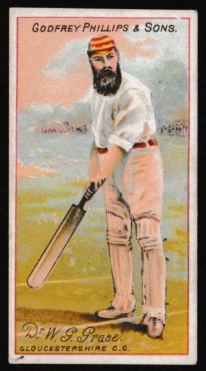 Phillips (Godfrey) - 'General Interest' (c1902) - Card #4 - Dr. W.G. Grace (Gloucestershire_ Phillips (Godfrey) - 'General Interest' (c1902) - Card #4 - Dr. W.G. Grace (Gloucestershire_