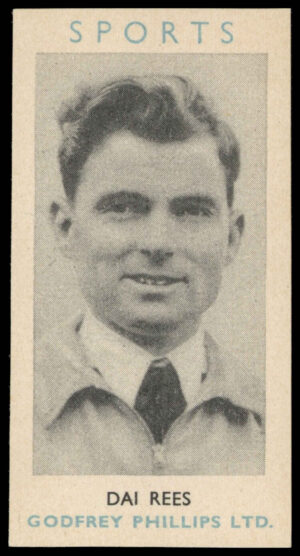 Godfrey Phillips - 'All Sports S4 (Cut)' - Dai Rees (1954) Godfrey Phillips - 'All Sports S4 (Cut)' - Dai Rees (1954)