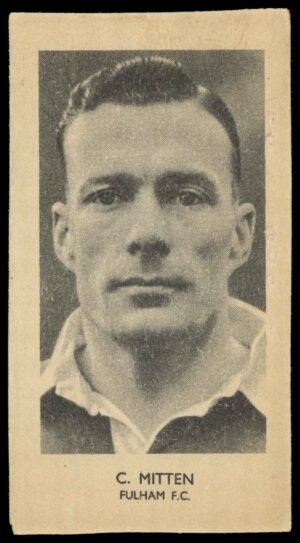 Phillips (Godfrey) - 'Sports Sliders - Footballers S4' (1952) - C. Mitten (Fulham) Phillips (Godfrey) - 'Sports Sliders - Footballers S4' (1952) - C. Mitten (Fulham)