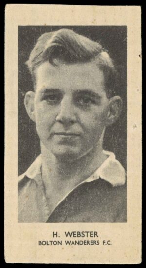 Phillips (Godfrey) - 'Sports Sliders - Footballers S4' (1952) - H. Webster (Bolton Wanderers) Phillips (Godfrey) - 'Sports Sliders - Footballers S4' (1952) - H. Webster (Bolton Wanderers)