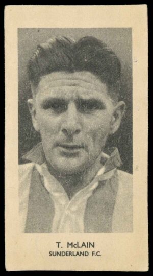 Phillips (Godfrey) - 'Sports Sliders - Footballers S4' (1952) - T. McLain (Sunderland)