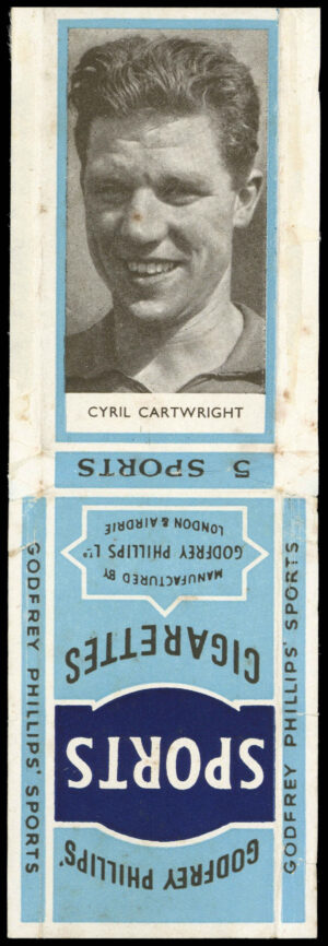 Phillips (Godfrey) - 'All Sports Packages S3 - Uncut (Paper)' (1953) - #5 - Cyril Cartwright