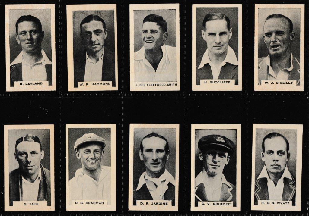 Phillips (Godfrey) - 'Test Cricketers 1932-1933 (BDV)' - (1932) - Complete Set Phillips (Godfrey) - 'Test Cricketers 1932-1933 (BDV)' - (1932) - Complete Set