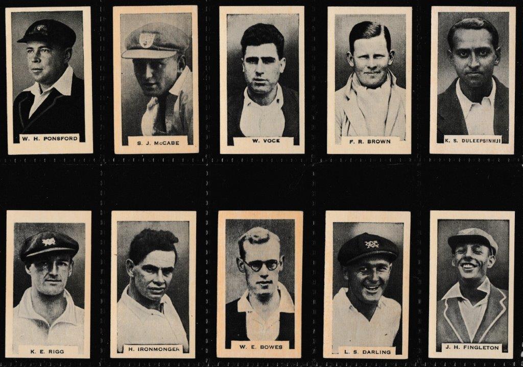 Phillips (Godfrey) - 'Test Cricketers 1932-1933 (BDV)' - (1932) - Complete Set Phillips (Godfrey) - 'Test Cricketers 1932-1933 (BDV)' - (1932) - Complete Set