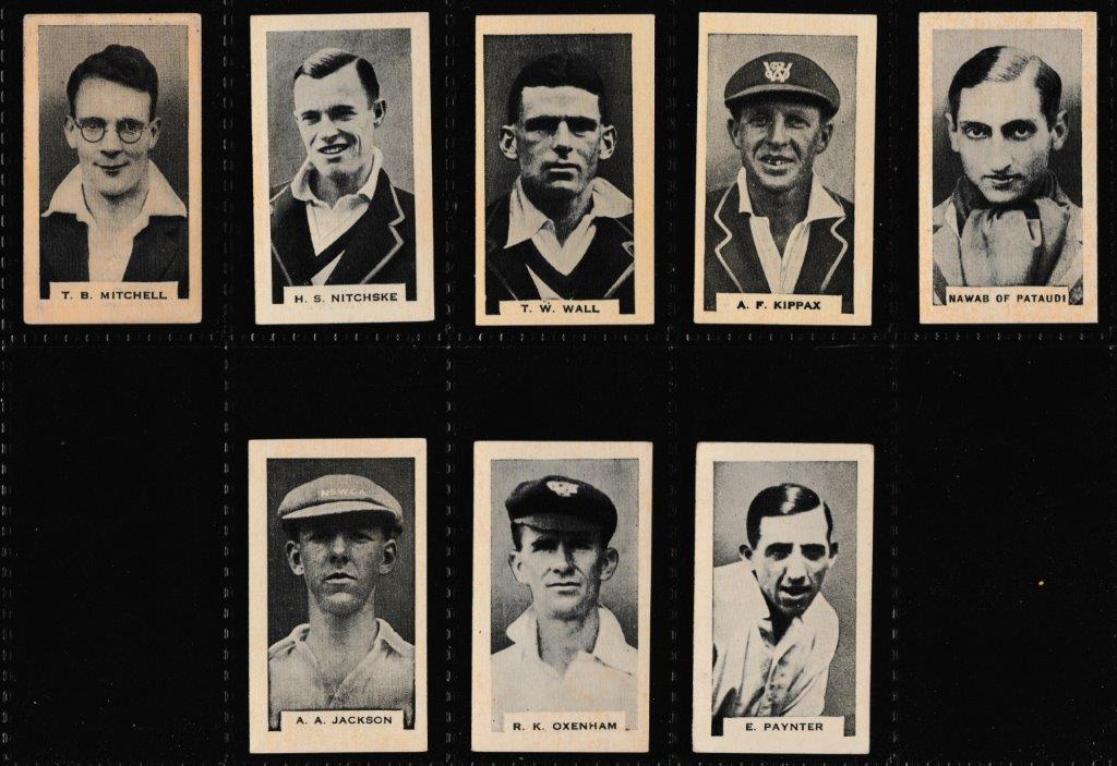 Phillips (Godfrey) - 'Test Cricketers 1932-1933 (BDV)' - (1932) - Complete Set Phillips (Godfrey) - 'Test Cricketers 1932-1933 (BDV)' - (1932) - Complete Set