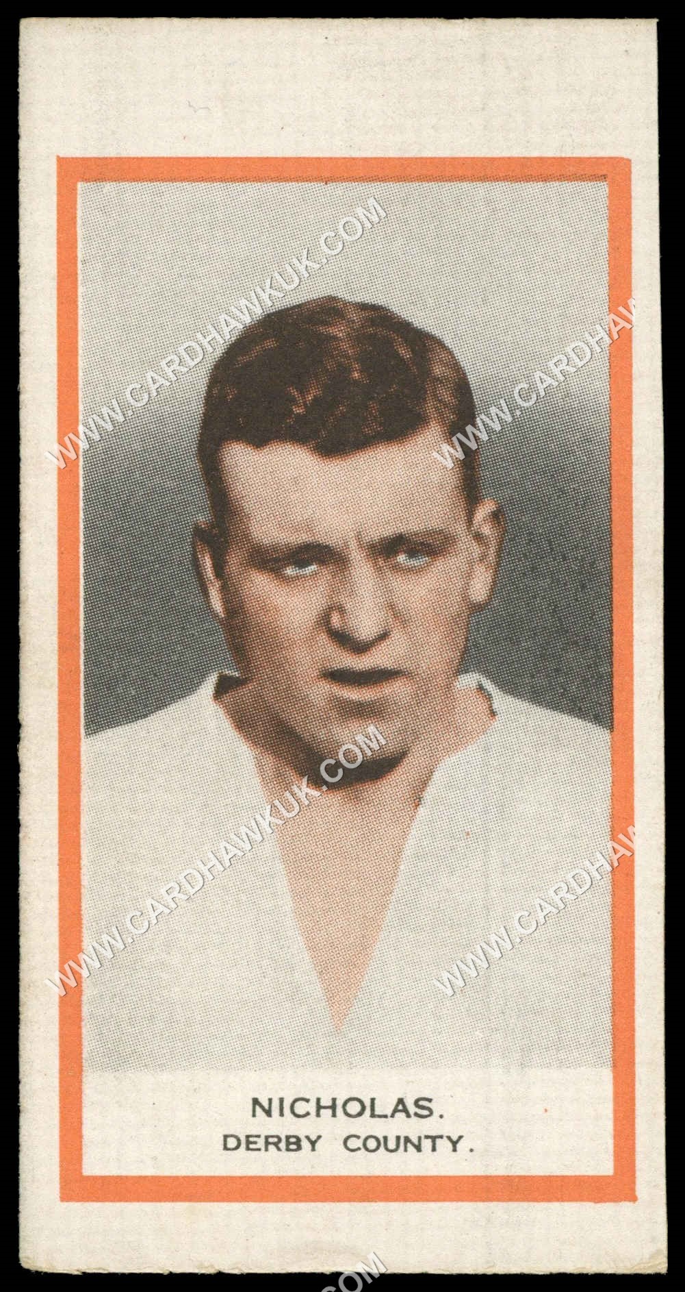 Phillips (Godfrey) - 'BDV Packages - Footballers' (1933) - Nicholas. Derby County Phillips (Godfrey) - 'BDV Packages - Footballers' (1933) - Nicholas. Derby County