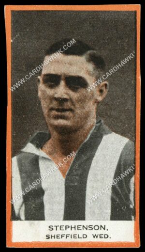 Phillips (Godfrey) - 'BDV Packages - Footballers' (1933) - Stephenson. Sheffield Wed