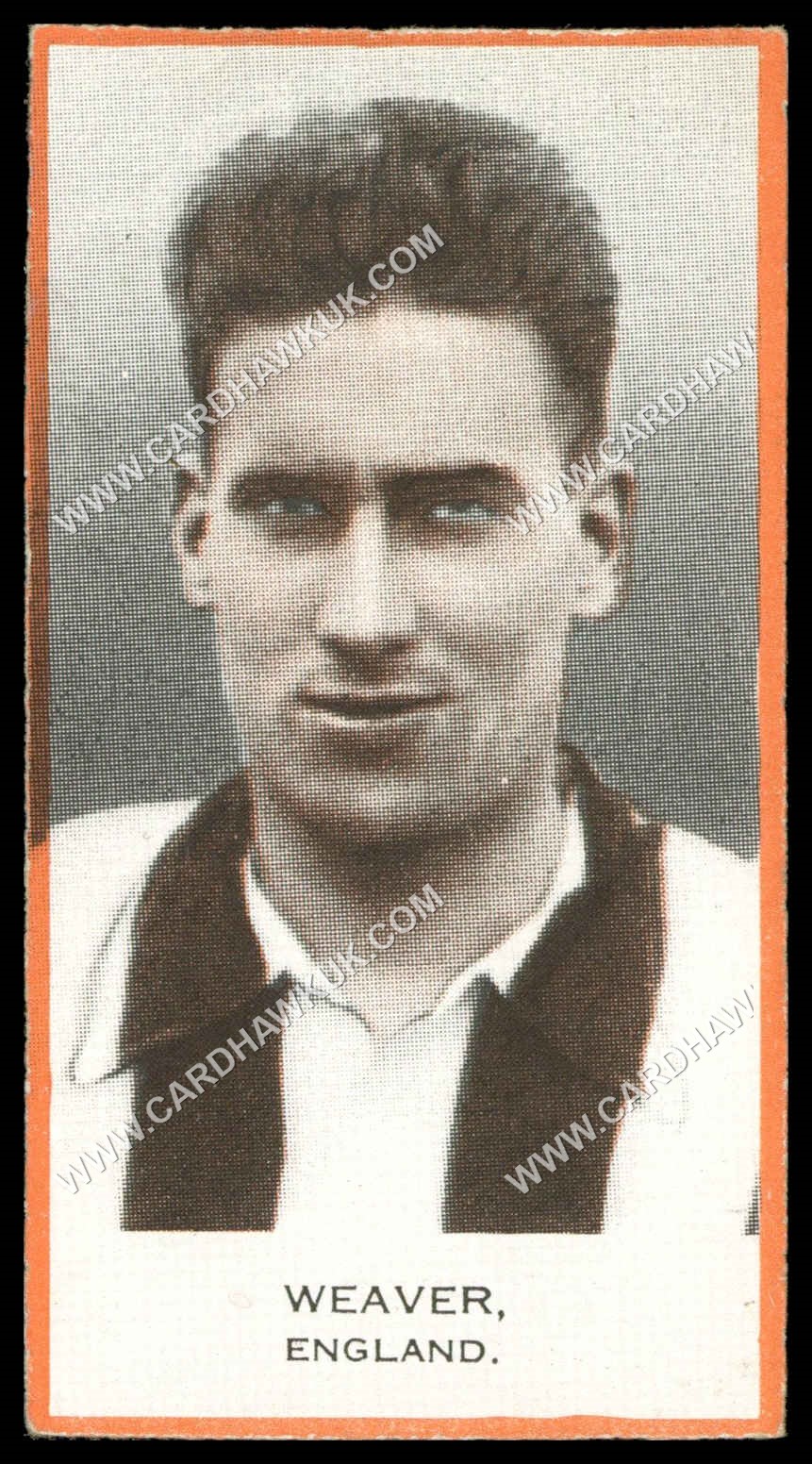 Phillips (Godfrey) - 'BDV Packages - Footballers' (1933) - Weaver. England Phillips (Godfrey) - 'BDV Packages - Footballers' (1933) - Weaver. England