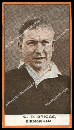Phillips (Godfrey) - 'BDV Packages - Footballers' (1933) - G.R. Briggs. Birmingham