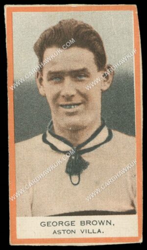 Phillips (Godfrey) - 'BDV Packages - Footballers' (1933) - George Brown. Aston Villa