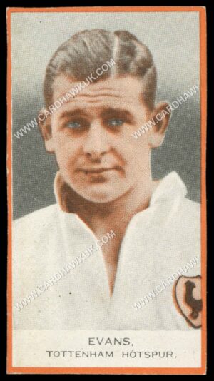 Phillips (Godfrey) - 'BDV Packages - Footballers' (1933) - Evans. Tottenham Hotspur