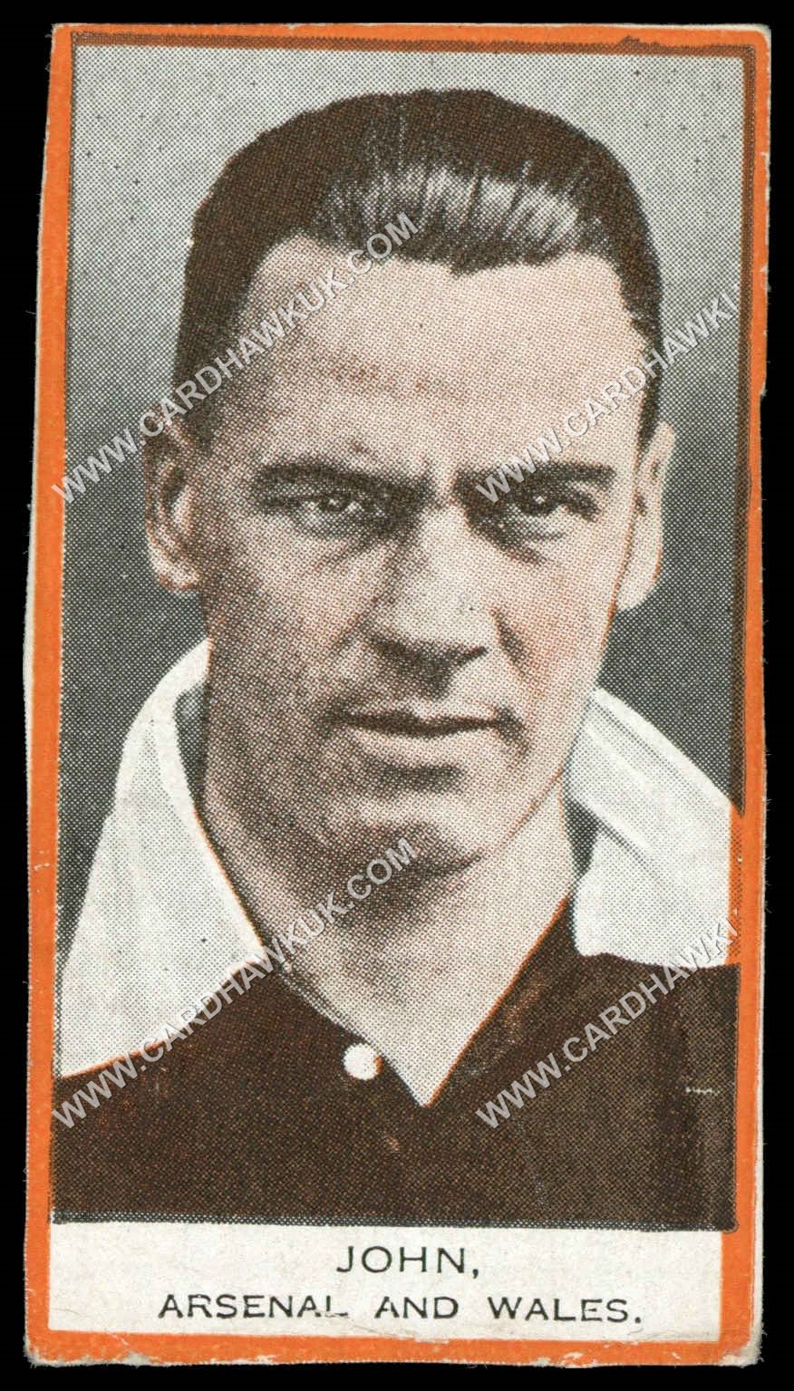 Phillips (Godfrey) - 'BDV Packages - Footballers' (1933) - John. Arsenal and Wales Phillips (Godfrey) - 'BDV Packages - Footballers' (1933) - John. Arsenal and Wales