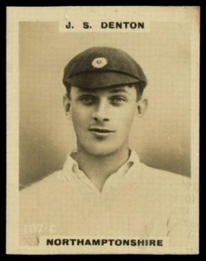 Phillips (Godfrey) - J.S. Denton (Northants) -'Cricketers Pinnace "K" Size' (1924)
