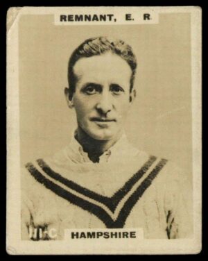 Phillips (Godfrey) - E.R. Remnant (Hampshire) -'Cricketers Pinnace "K" Size' (1924)