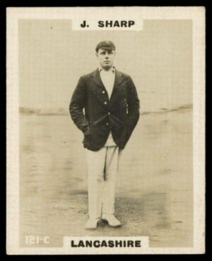 Phillips (Godfrey) - J. Sharp (Lancs) -'Cricketers Pinnace "K" Size' (1924) Phillips (Godfrey) - J. Sharp (Lancs) -'Cricketers Pinnace "K" Size' (1924)