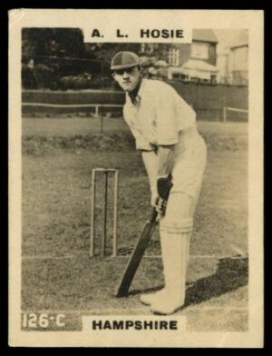 Phillips (Godfrey) - A.L. Hosie (Hampshire) -'Cricketers Pinnace "K" Size' (1924)