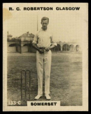 Phillips (Godfrey) - R.C. Robertson Glasgow (Somerset) -'Cricketers Pinnace "K" Size' (1924) Phillips (Godfrey) - R.C. Robertson Glasgow (Somerset) -'Cricketers Pinnace "K" Size' (1924)