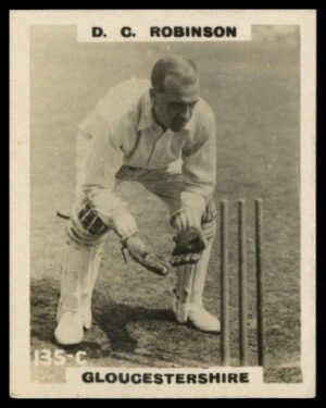 Phillips (Godfrey) - D.C. Robinson (Gloucs) -'Cricketers Pinnace "K" Size' (1924)
