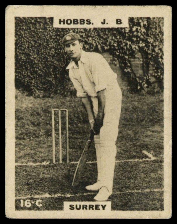 Phillips (Godfrey) - J.B. Hobbs (Surrey) -'Cricketers Pinnace "K" Size' (1924) Phillips (Godfrey) - J.B. Hobbs (Surrey) -'Cricketers Pinnace "K" Size' (1924)