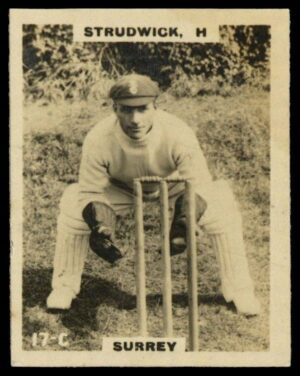 Phillips (Godfrey) - H. Strudwick (Surrey) -'Cricketers Pinnace "K" Size' (1924)
