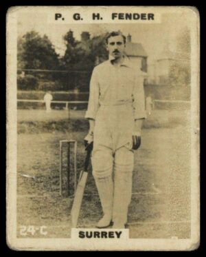 Phillips (Godfrey) - P.G.H. Fender (Surrey) -'Cricketers Pinnace "K" Size' (1924) Phillips (Godfrey) - P.G.H. Fender (Surrey) -'Cricketers Pinnace "K" Size' (1924)