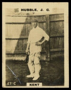 Phillips (Godfrey) - J.C. Hubble (Kent) -'Cricketers Pinnace "K" Size' (1924) Phillips (Godfrey) - J.C. Hubble (Kent) -'Cricketers Pinnace "K" Size' (1924)