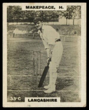 Phillips (Godfrey) - H. Makepeace (Lancashire) -'Cricketers Pinnace "K" Size' (1924) Phillips (Godfrey) - H. Makepeace (Lancashire) -'Cricketers Pinnace "K" Size' (1924)