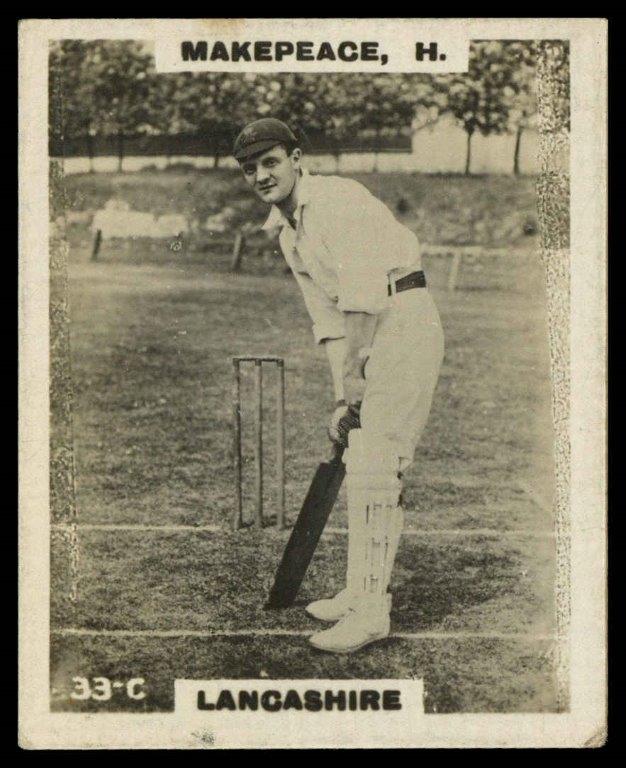 Phillips (Godfrey) - H. Makepeace (Lancashire) -'Cricketers Pinnace "K" Size' (1924) Phillips (Godfrey) - H. Makepeace (Lancashire) -'Cricketers Pinnace "K" Size' (1924)