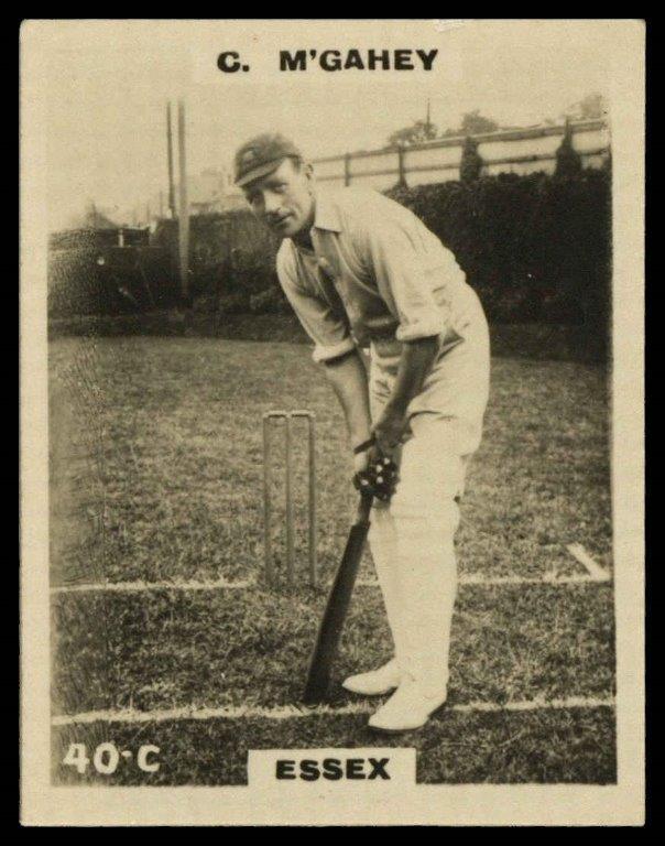 Phillips (Godfrey) - G. M'Gahey (Essex) -'Cricketers Pinnace "K" Size' (1924) Phillips (Godfrey) - G. M'Gahey (Essex) -'Cricketers Pinnace "K" Size' (1924)