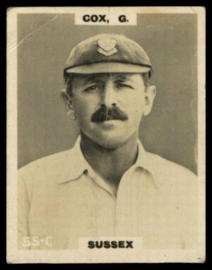Phillips (Godfrey) - G. Cox (Sussex) -'Cricketers Pinnace "K" Size' (1924) Phillips (Godfrey) - G. Cox (Sussex) -'Cricketers Pinnace "K" Size' (1924)
