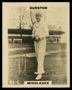 Phillips (Godfrey) - Durston (Middlesex) -'Cricketers Pinnace "K" Size' (1924) Phillips (Godfrey) - Durston (Middlesex) -'Cricketers Pinnace "K" Size' (1924)