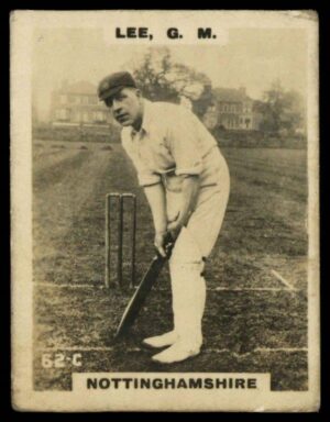 Phillips (Godfrey) - G.M. Lee (Notts) -'Cricketers Pinnace "K" Size' (1924) Phillips (Godfrey) - G.M. Lee (Notts) -'Cricketers Pinnace "K" Size' (1924)