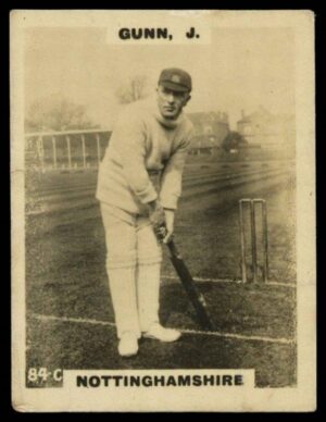 Phillips (Godfrey) - 'Cricketers Pinnace "K" Size' (1924) - J. Gunn (Notts) Phillips (Godfrey) - 'Cricketers Pinnace "K" Size' (1924) - J. Gunn (Notts)