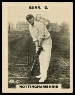 Phillips (Godfrey) - G. Gunn (Notts) -'Cricketers Pinnace "K" Size' (1924) Phillips (Godfrey) - G. Gunn (Notts) -'Cricketers Pinnace "K" Size' (1924)