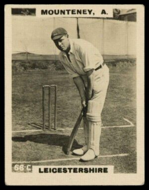 Phillips (Godfrey) - A. Mounteney (Leics) -'Cricketers Pinnace "K" Size' (1924)