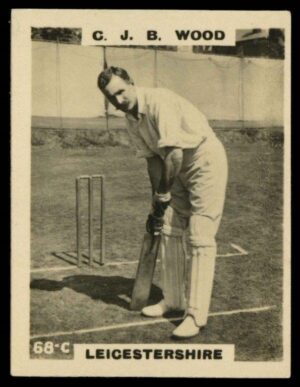 Phillips (Godfrey) - C.J.B. Wood (Leics) -'Cricketers Pinnace "K" Size' (1924)