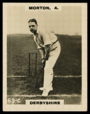 Phillips (Godfrey) - A. Morton (Derbyshire) -'Cricketers Pinnace "K" Size' (1924)