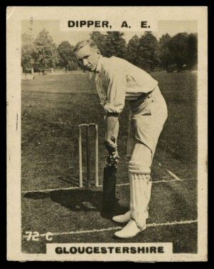 Phillips (Godfrey) - A.E. Dipper (Gloucs) -'Cricketers Pinnace "K" Size' (1924)