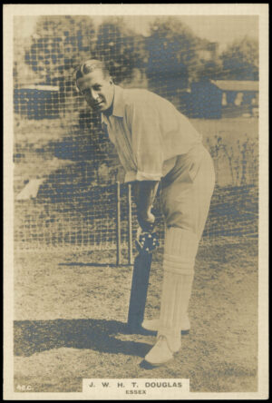 Phillips (Godfrey) - J.W.H.T. Douglas (Essex) -  'Cricketers Cabinet Card'  - (1924)