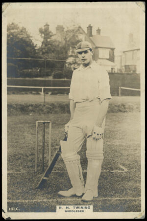 Phillips (Godfrey) - R.H. Twining (Middlesex) -  'Cricketers Cabinet Card'  - (1924)