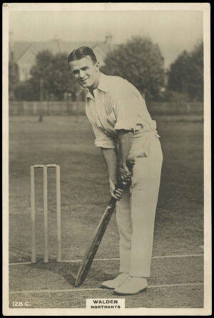 Phillips (Godfrey) - Walden (Northants) -  'Cricketers Cabinet Card'  - (1924)