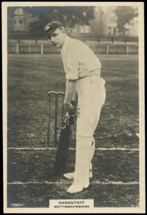 Phillips (Godfrey) - Hardstaff (Nottinghamshire) -  'Cricketers Cabinet Card'  - (1924)