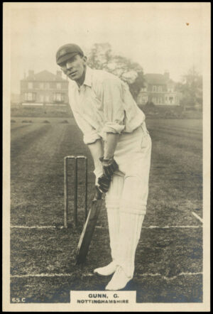 Phillips (Godfrey) - Gunn G. (Nottinghamshire) -  'Cricketers Cabinet Card'  - (1924)