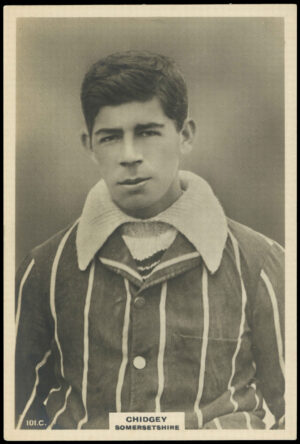 Phillips (Godfrey) - Chidgey (Somersetshire) -  'Cricketers Cabinet Card'  - (1924)