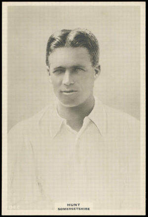 Phillips (Godfrey) - Hunt (Somersetshire) -  'Cricketers Cabinet Card'  - (1924)