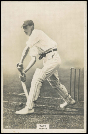 Phillips (Godfrey) - Tate (Sussex) -  'Cricketers Cabinet Card'  - (1924)