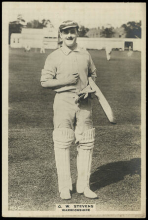 Phillips (Godfrey) - G.W. Stevens (Warwickshire) - 'Cricketers Cabinet Card' - (1924) Phillips (Godfrey) - G.W. Stevens (Warwickshire) - 'Cricketers Cabinet Card' - (1924)
