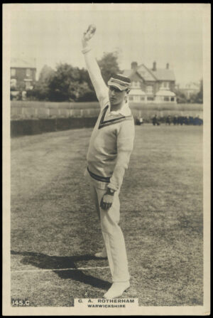 Phillips (Godfrey) - G.A. Rotherham (Warwickshire) - 'Cricketers Cabinet Card' - (1924) Phillips (Godfrey) - G.A. Rotherham (Warwickshire) - 'Cricketers Cabinet Card' - (1924)