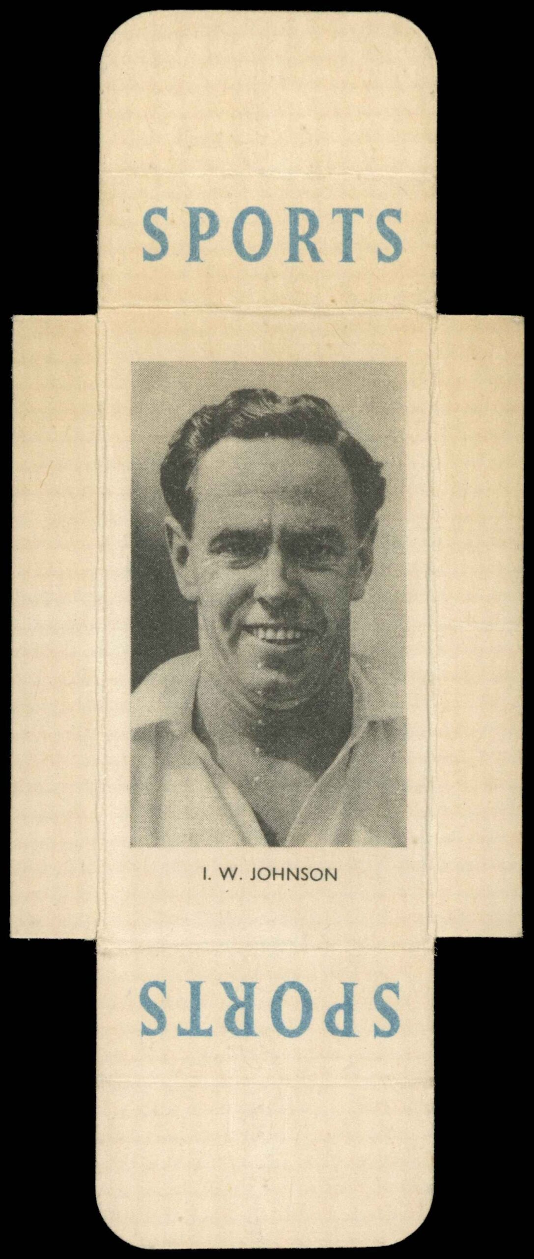Phillips (Godfrey) - 'Sports Packages Cricketers S2' #13 - I.W. Johnson (1951) Phillips (Godfrey) - 'Sports Packages Cricketers S2' #13 - I.W. Johnson (1951)