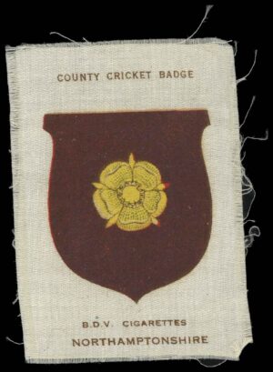 Phillips (Godfrey) - 'County Cricket Badges Silks (BDV)'  #10 Northamptonshire (????)
